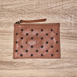Madewell Zip Leather Pouch Wallet